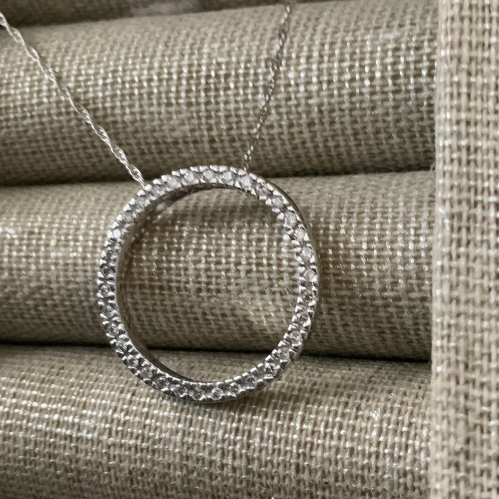 Diamond Necklace with chain